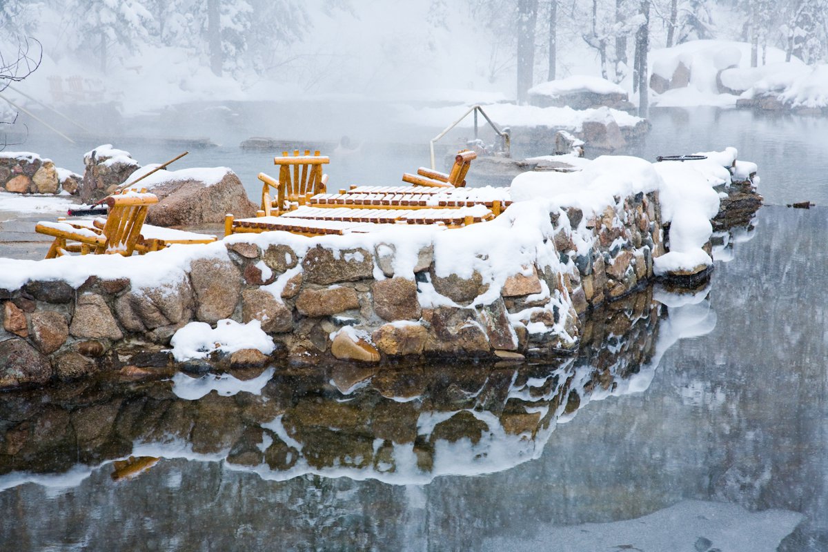 Strawberry Park in winter