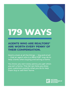 179 Ways A Realtor Assists You With Selling Your Home Cover Page