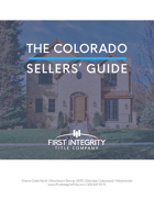 Colorado Seller First Integrity Title Cover Page