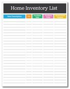 Home Inventory List