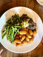 Steak Dinner at Basil's
