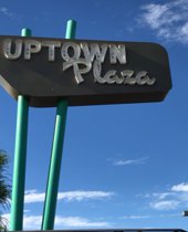 Uptown Plaza sign