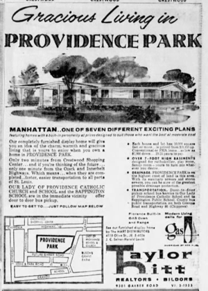 Providence Park builder ad