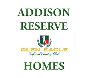 ADDISON RESERVE Glen Eagle Homes Search Map