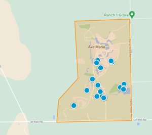 Ave Maria Homes Map Search