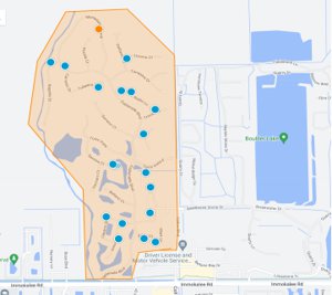 Esplanade Golf and Country Club Homes Map Search