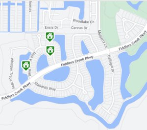 Fiddlers Creek Bent Creek Homes Map