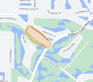 Fiddlers Creek Cotton Green Homes Map