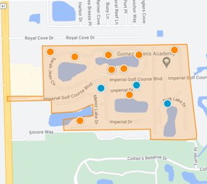 Imperial Golf Estates Home Search Map