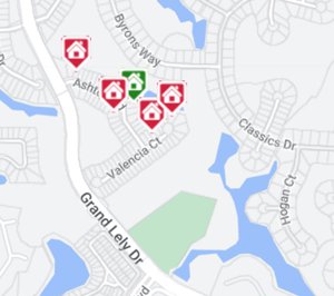 Lely Resort Ashton Place Homes Map