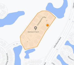 Interactive Champions condo map search at Lely Resort in Naples Florida
