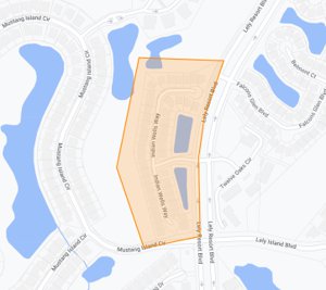Lely Resort Indian Wells Homes Map