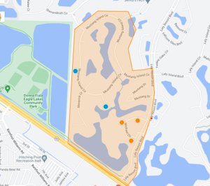 Lely Resort Mustang Island Homes Map