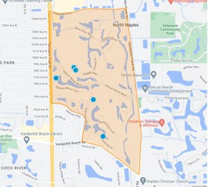 Pelican Marsh Home Search Map