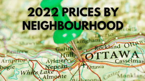 average price in ottawa neighbourhoods 2022