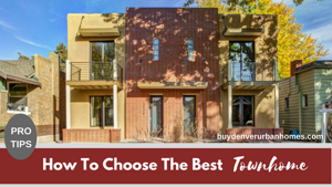 How Do You Choose The Best Denver Row Home
