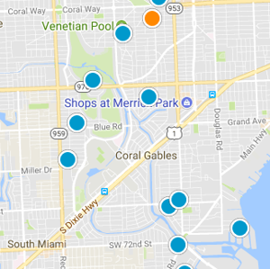 Interactive Map Search