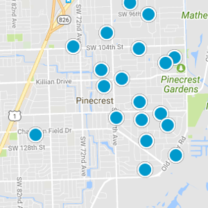 Interactive Map Search