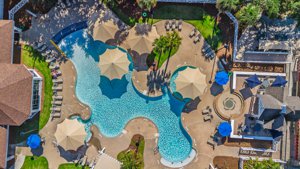 One of the many pools in Sun City