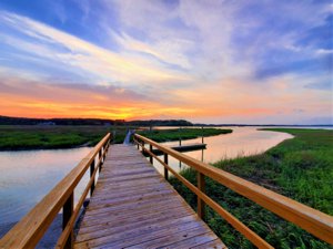 Colleton River - Rose Hill Private dock Bluffton SC