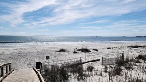 Beach access in Sea Pines