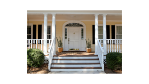 Front porch of a ready-to-sell home in Carson City Dayton Minden Gardnerville NV