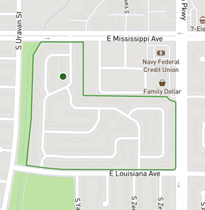 Quail Run Neighborhood Map Aurora, CO