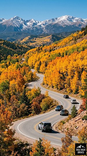 Rocky Mountain Colorado Fall Drive