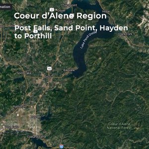 Map Search real estate in North Idaho near Coeur d'Alene and Sandpoint