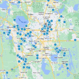 Orlando Interactive Real Estate Map Search