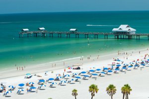 Beachfront condos on the Gulf of Mexico Florida
