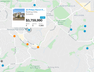 Rolling Hills Estates Homes For Sale   Isellsouthbay%252Frolling Hills Map 