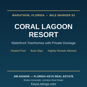 Coral Lagoon Marathon Florida Keys