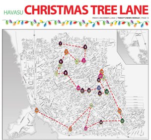 havasu christmas tree lane map 2022