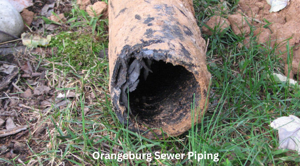 Orangeburg Sewer Piping