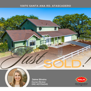 Just Sold! 10870 Santa Ana Rd, Atascadero