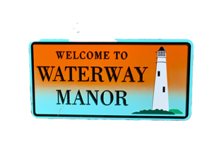 Waterway Entrance Sign