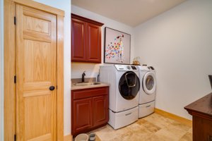 First floor laundry