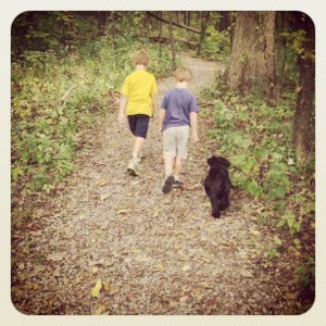 Dayton Realtor Exercises At Metro Park with family