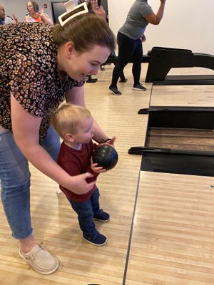 Duckpin Bowling in Beavercreek with My Family