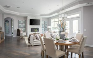 Interior View of New Homes at the Courtyards