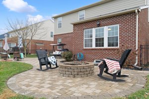 Two Story Home in Springboro Schools with Paver Patio and Firepit