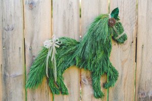 Horse Christmas Wreath