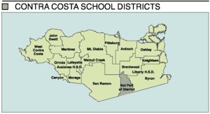 Contra Costa County School Districts Map