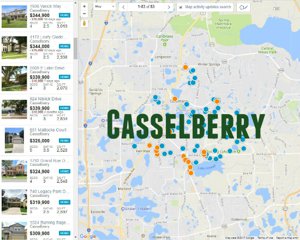 Casselberry Homes For Sale Map