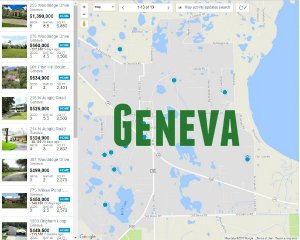Geneva Homes For Sale Map