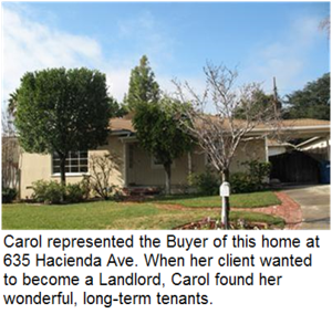 Carol sold 635 Hacienda Drive, Monrovia, California