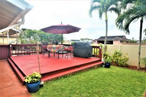 Enjoy the outdoors year-round on the patio of your Mililani Town single-family home
