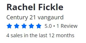 Rachel Fickle, Zillow Profile