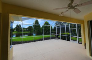 View of te lake from the lanai - 14124 Nighthawk Terrace - Lakewood Ranch